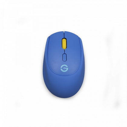 Ratón (Mouse) Getttech Óptico, Inalámbrico, USB, 1600DPI, Color Azul, QIAN GAC-24406B