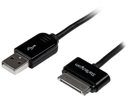 Cable 30 Pin - USB (M- M), Color Negro, Longitud 1.0 Metros, STARTECH USB2ADC1MB