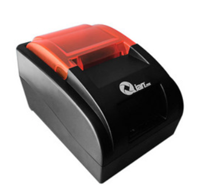 Impresora de Tickets (Mini Printer) Portátil Modelo ANJET58, Tipo de Impresión Térmica, Alámbrica, USB, Color Negro, Cortador Manual, QIAN QIT581701
