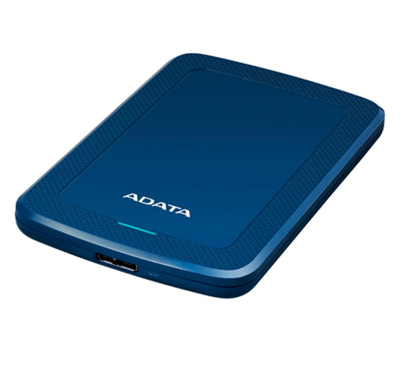 Disco Duro Externo HV300, Capacidad 1TB (1,000GB), Interfaz USB 3.1, Color Azul, ADATA AHV300-1TU31-CBL