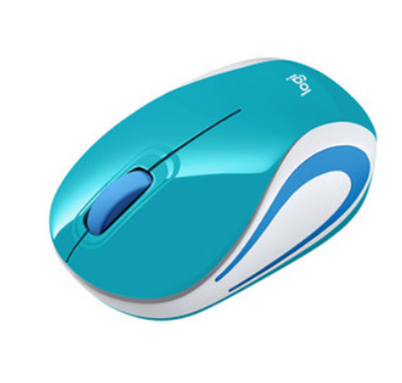 Ratón (Mouse) Óptico Modelo M187, Inlámbrico (USB), Hasta 1000 DPI, Color Verde, Tamaño Mini, LOGITECH 910-005363