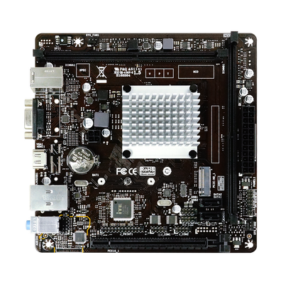 Tarjeta Madre (Mobo), CPU Integrado Intel Celeron J4105, 2xDDR4 1866/2133/2400MHz, 8 GB Max, Graphics Chipset Intel, Audio, Red, SATA 3.0, Mini-ITX, BIOSTAR J4105NHU