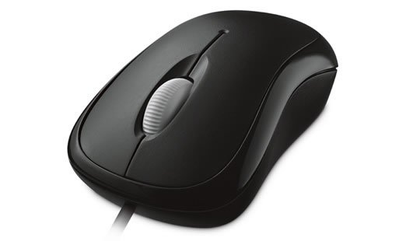 Ratón (Mouse) Óptico Alámbrico Básico, USB, Color Negro, MICROSOFT P58-00061