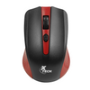 Ratón (Mouse) Óptico, Inalámbrico (USB), Hasta 1600 DPI, Color Rojo,4 Botones, XTECH XTM-310RD