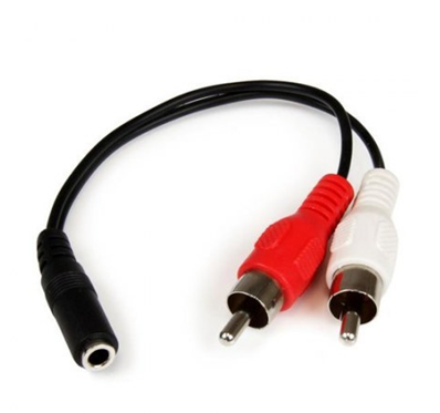 Adaptador de audio optico hembra tipo Jack, conector 3,5 mm hembra Jack  para conectar dispositivos con interfaz Toslink : : Electrónica