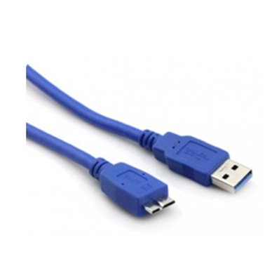 Cable de Datos USB 3.0 (M) a MicroUSB Tipo B (M), Color Azul, Longitud 0.5 Metros, GIGATECH CU3AMC-0.5