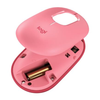 Ratón (Mouse) Modelo POP, Inalámbrico (Bluetooth), 4 Botones, Ambidiestro, Heartbreaker, Función Emojis Personalizable, Color Rosa Coral, LOGITECH 910-006551