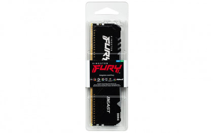 Memoria RAM XFURY Beast, DDR4, 8GB, 2666MHz, PC4-21300, 1.2V, CL16, KINGSTON KF426C16BBA/8