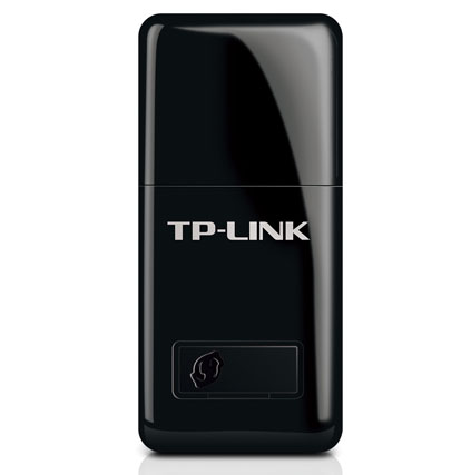 Adaptador USB - WiFi, N 300Mbps, Color Negro,Tamaño Mini, TP-LINK TL-WN823N