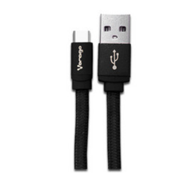 Cable de Datos USB-C - USB (M-M), Longitud 2.0 Metros, VORAGO CAB-214-BK