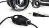 Audífonos Con Micrófono, Alámbricos (3.5 mm Doble), Color Negro, VORAGO HP-205C