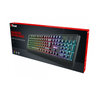 Teclado Gamer Ziva Gaming Rainbow LED Keyboard, RGB, Alámbrico, USB, Color Negro, (Español), TRUST 24098