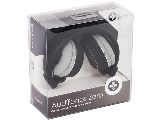 Audífonos Con Micrófono, Conexión 3.5 mm, Color Negro / Gris, Longitud del Cable 1.2 Metros, NACEB NA-0310G