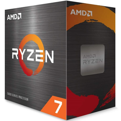 Procesador (CPU) Ryzen 7 5800X, 3.8 GHz (hasta 4.7 GHz), Socket AM4, Quad-Core, 105W, AMD 100-100000063WOF
