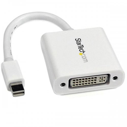 Adaptador de Video Mini DisplayPort - DVI-I (M-H), Color Blanco, STARTECH MDP2DVIW