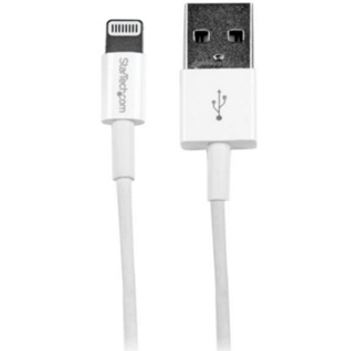 Cable Lightning - USB (M- M), Color Blanco, Longitud 1.0 Metros, STARTECH USBLT1MWS