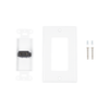 Placa de Pared C/Conector 1 x HDMI (H - H), Color Blanco, Conector Recto, LINKEDPRO LP-FP-90