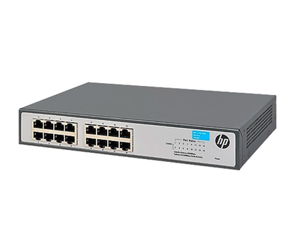 Switch ARUBA 1420 16G Gigabit Ethernet, 16 Puertos 10/100/1000Mbps, 32 Gbit/s, No Administrable, HPE JH016A