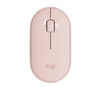 Ratón (Mouse) Óptico Inalámbrico Pebble M350, Bluetooth, USB, Color Rosa, LOGITECH 910-005769