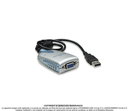 Adaptador de Video USB - VGA (M-H), MANHATTAN 179225