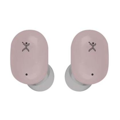 Audífonos Intrauriculares con Micrófono TWS Cherry, Inalámbricos, Bluetooth, Color Rosa, PERFECT CHOICE PC-116820