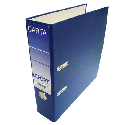 Registrador Modelo LEFORT Color, Tamaño Carta, Color Azul, PEGASO 1130