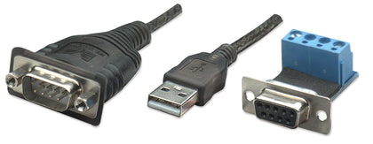 Adaptador USB - RS485 (M-H), Longitud 0.8 Metros, MANHATTAN 150439