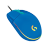 Ratón (Mouse) Gamer Óptico G203 LightSync, Alámbrico, USB, 200 - 8000 DPI, 6 Botones, Iluminación RGB, Color Azul, LOGITECH 910-005795